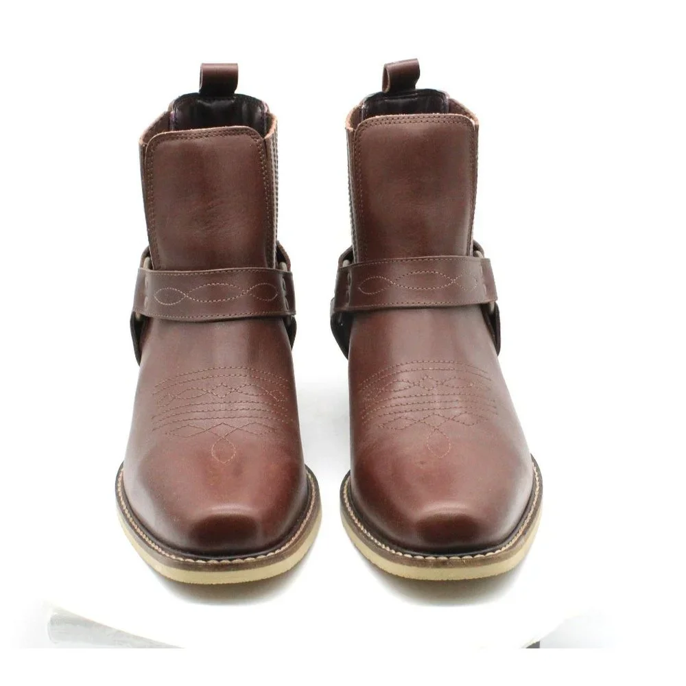 Dingo Men's Black Bart Boots Men's Shoes - Picture 3 of 8